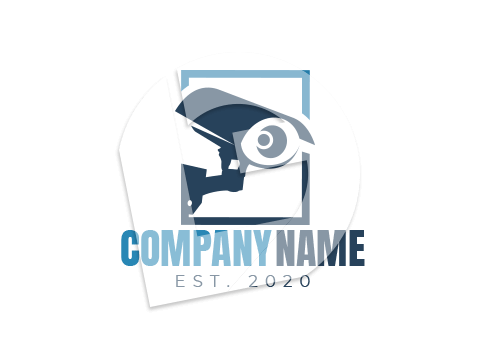 Security camera and cctv services logo