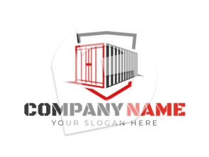 Corrugated shipping container logo