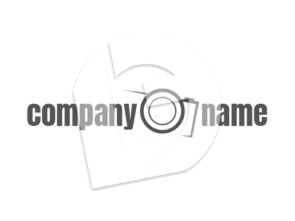 Photography logo. Minimal and black